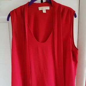 Michael Kors red blouse